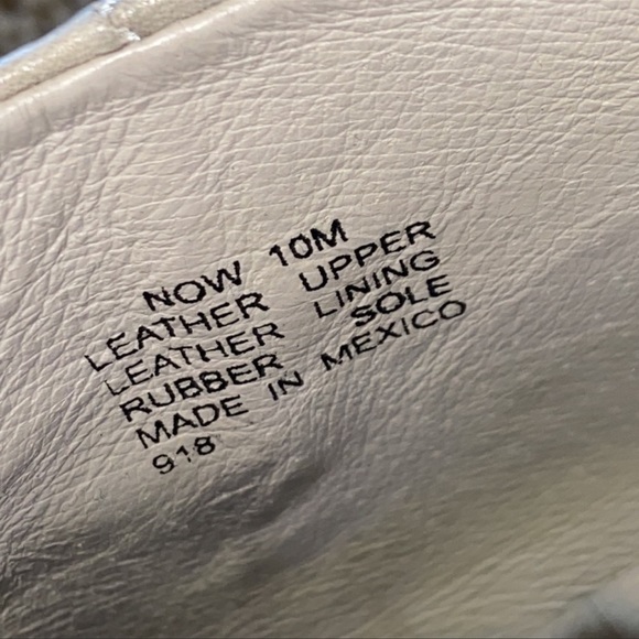 Steve Madden open toed Boot heel Size 10 Short Boots Beige Leather - Picture 4 of 6